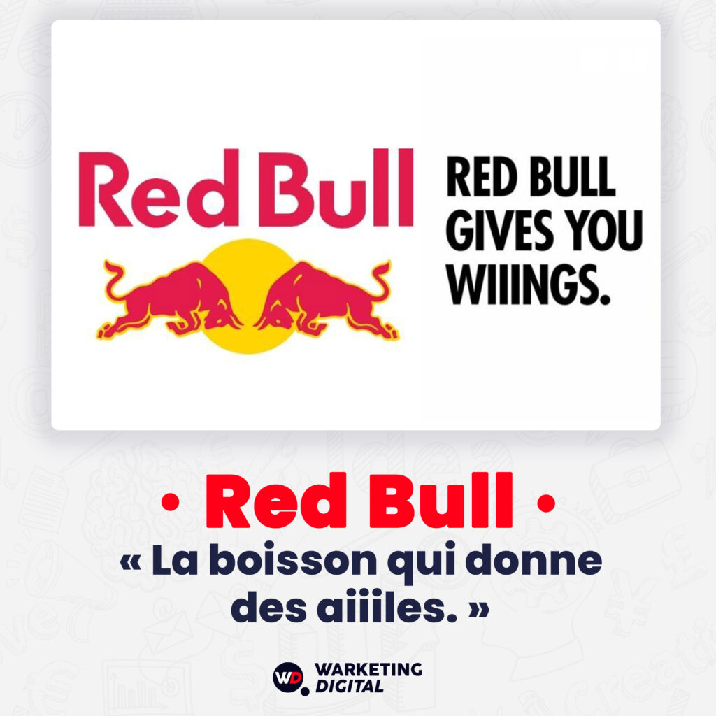 slogan de Red bull