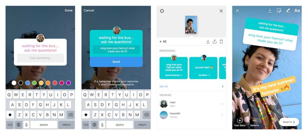 idées de stories Instagram