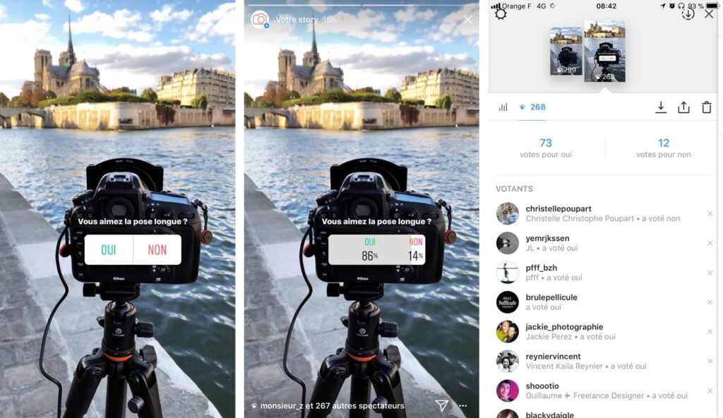 idées créatives de stories Instagram