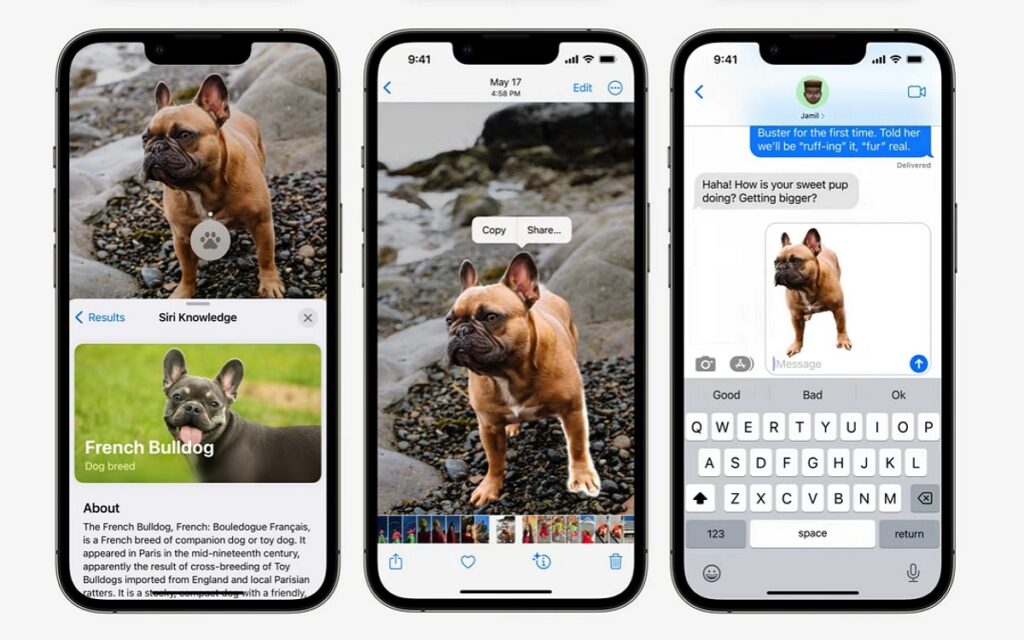Apple iOS 16 arrière-plan