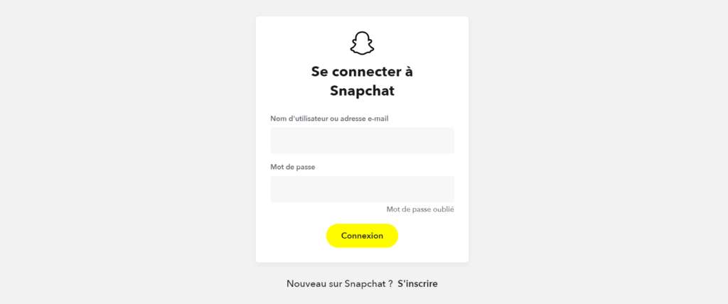 la version web de Snapchat