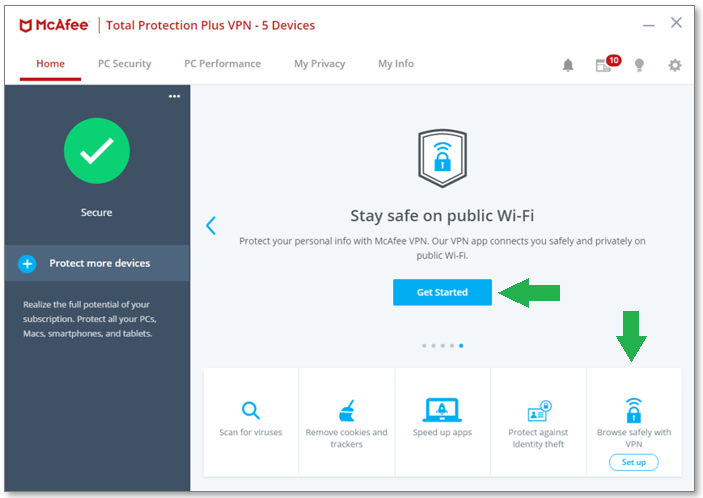 McAfee antivirus gratuit