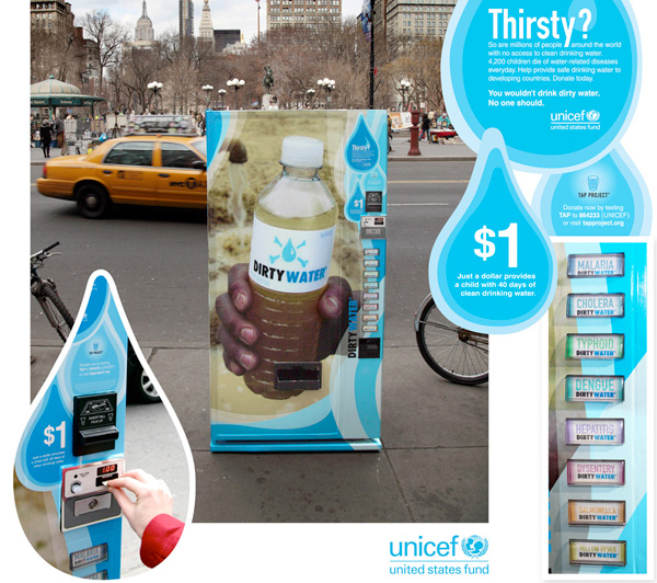 Guérilla marketing UNICEF