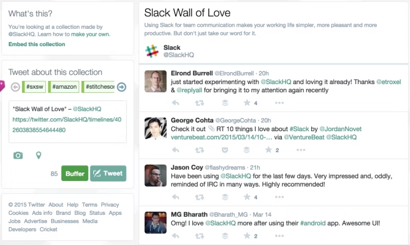 stratégie de slack