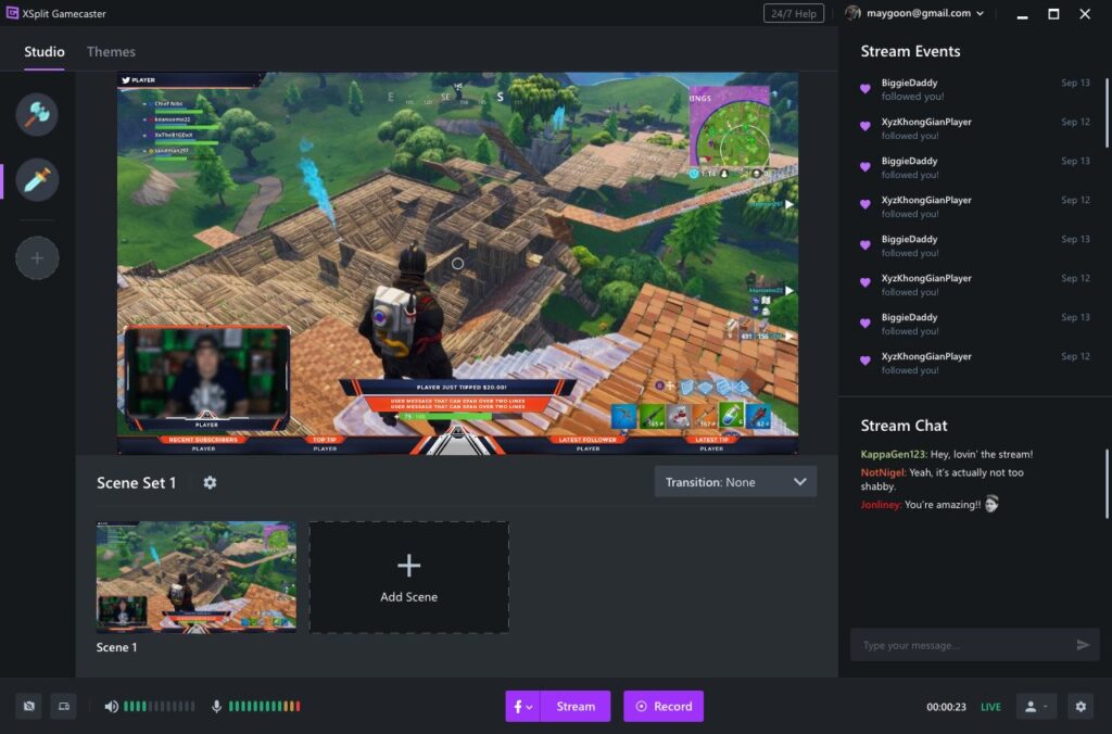logiciels stream gratuits payants