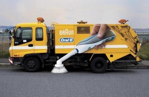 Guérilla marketing de oral-b