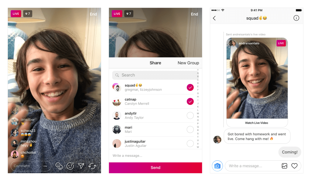 live Instagram