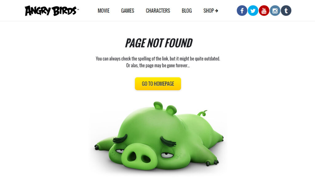 meilleures pages d’erreur 404 les plus créatives