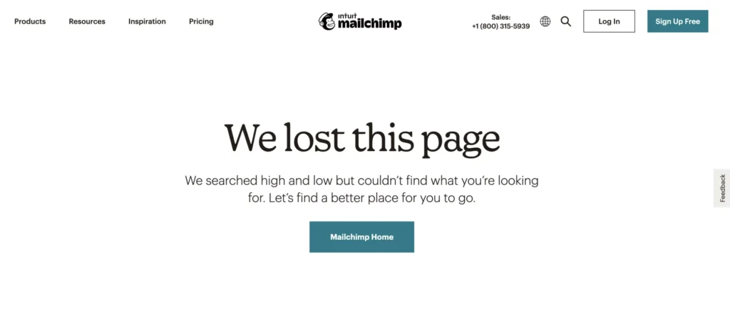 meilleures pages d’erreur 404 les plus créatives