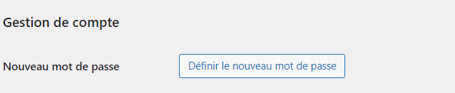 Mot de passe WordPress