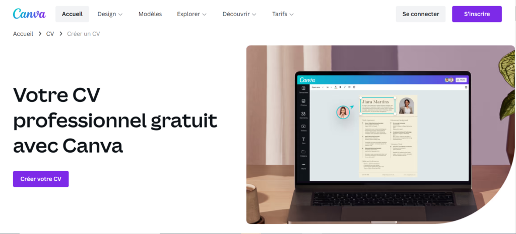 créer CV professionnel gratuit