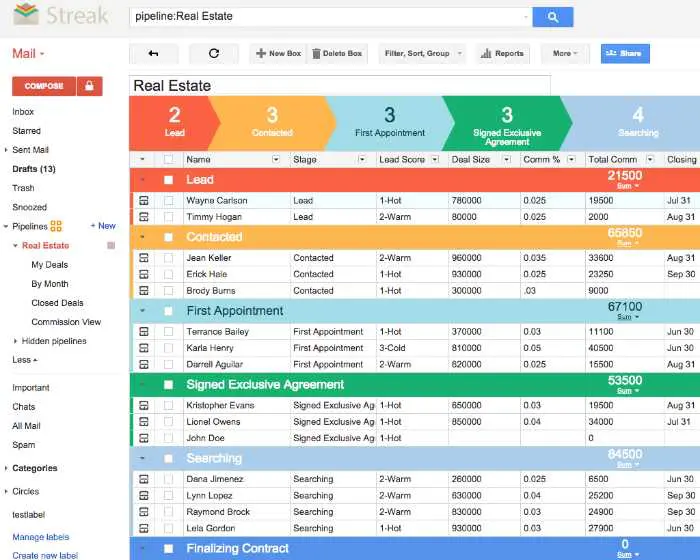 Streak extension chrome