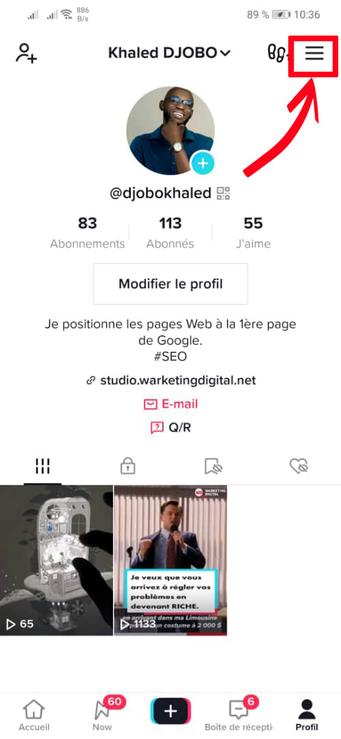 comment supprimer votre compte TikTok sur smartphone