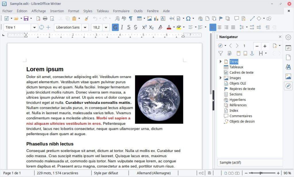LibreOffice Writer
