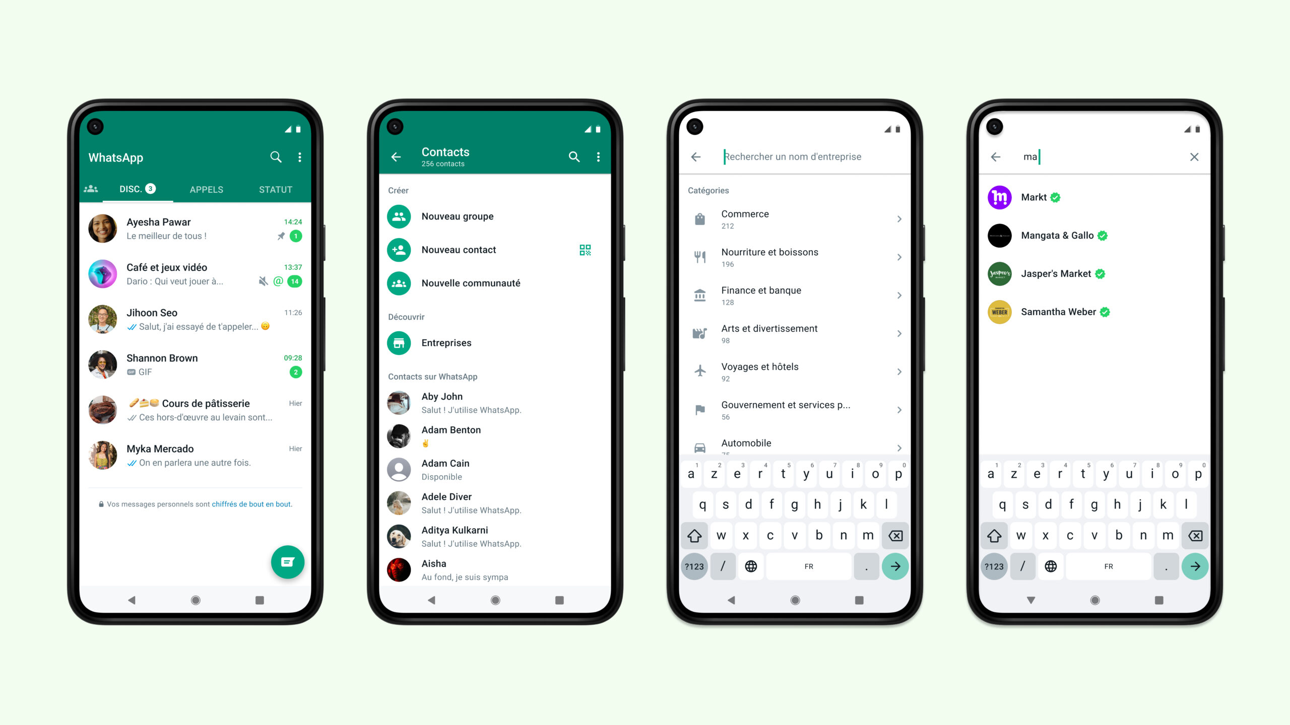 WhatsApp Business Search