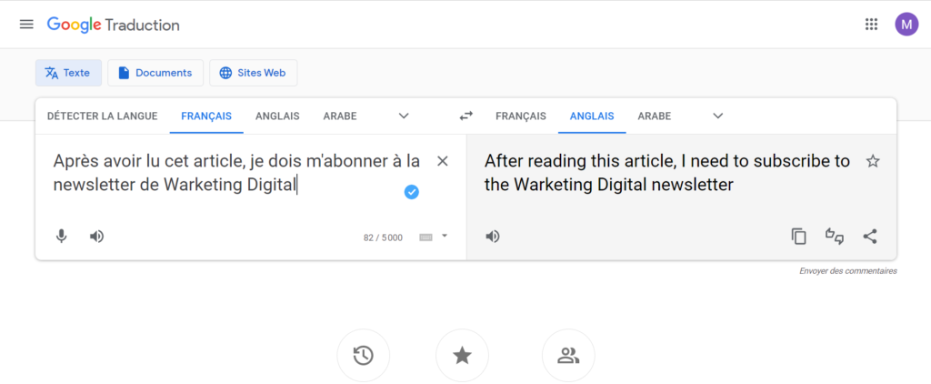sites pour traduire documents en ligne