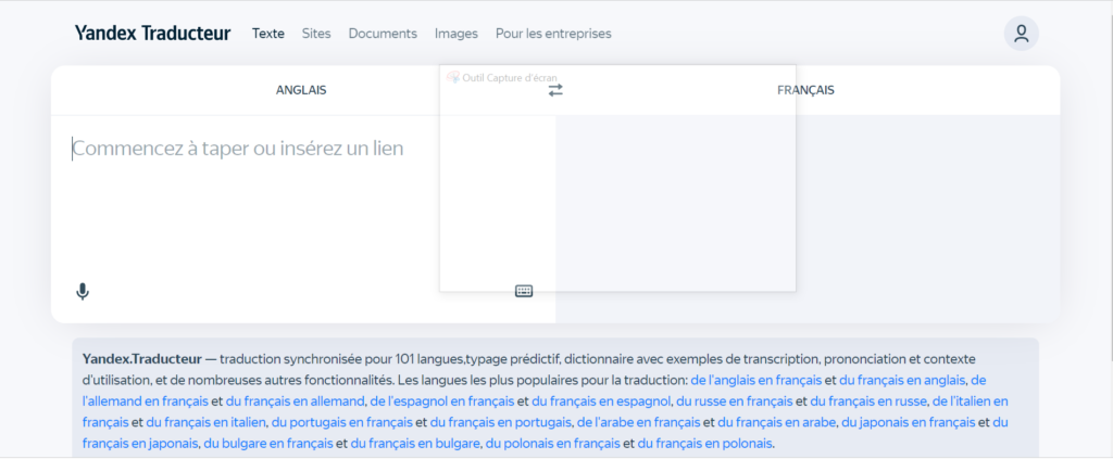 sites pour traduire document