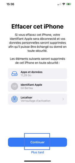 comment réinitialiser iPhone