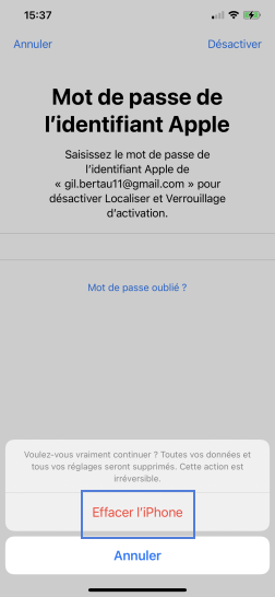 comment réinitialiser iPhone
