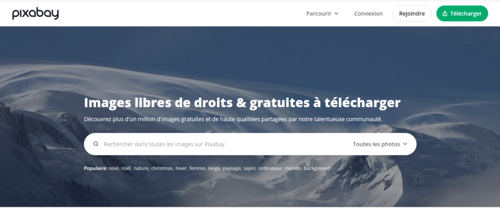 banques d'images gratuites