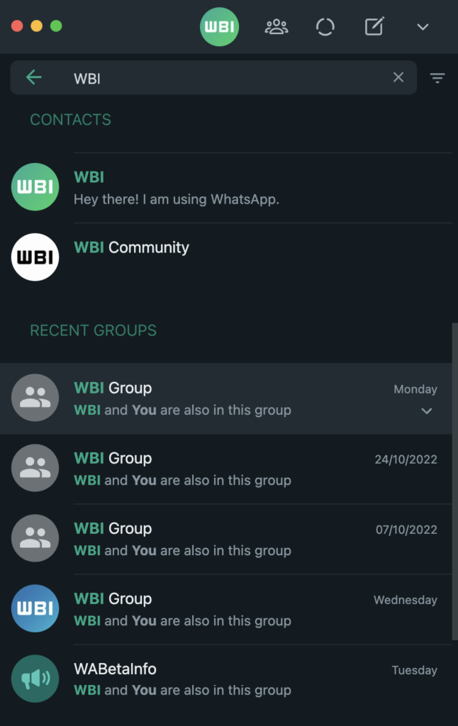 whatsApp déploie une nouvelle fonctionnalité