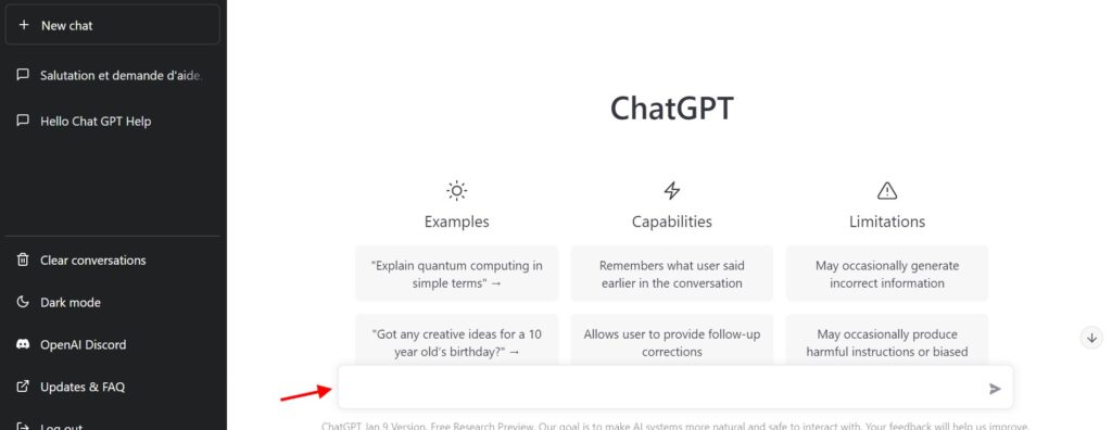 comment utilser ChatGPT
