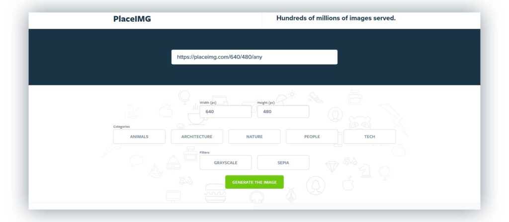 générateurs d’images pour vos webdesigns