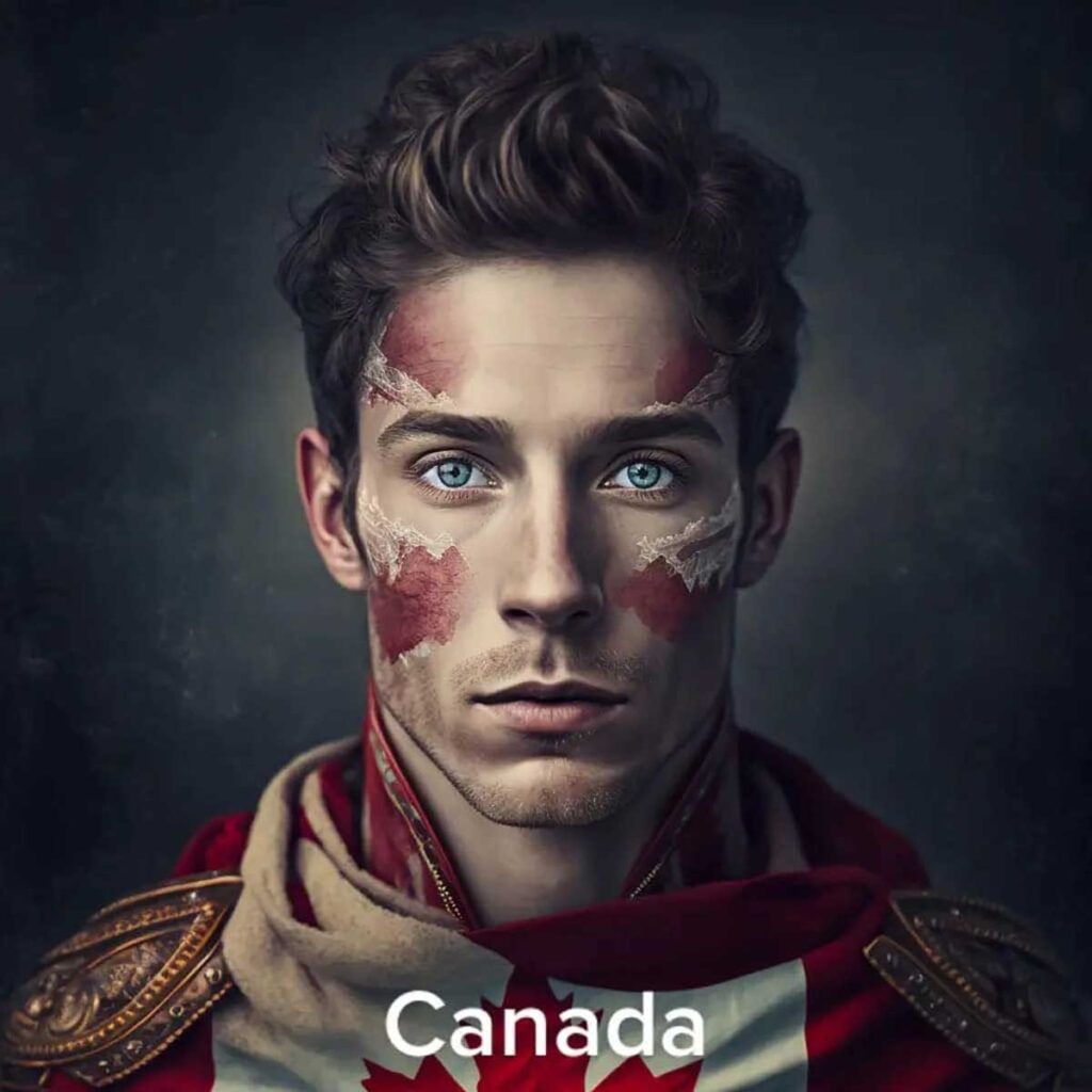 Midjourney génère une IA à l'image de plusieurs pays