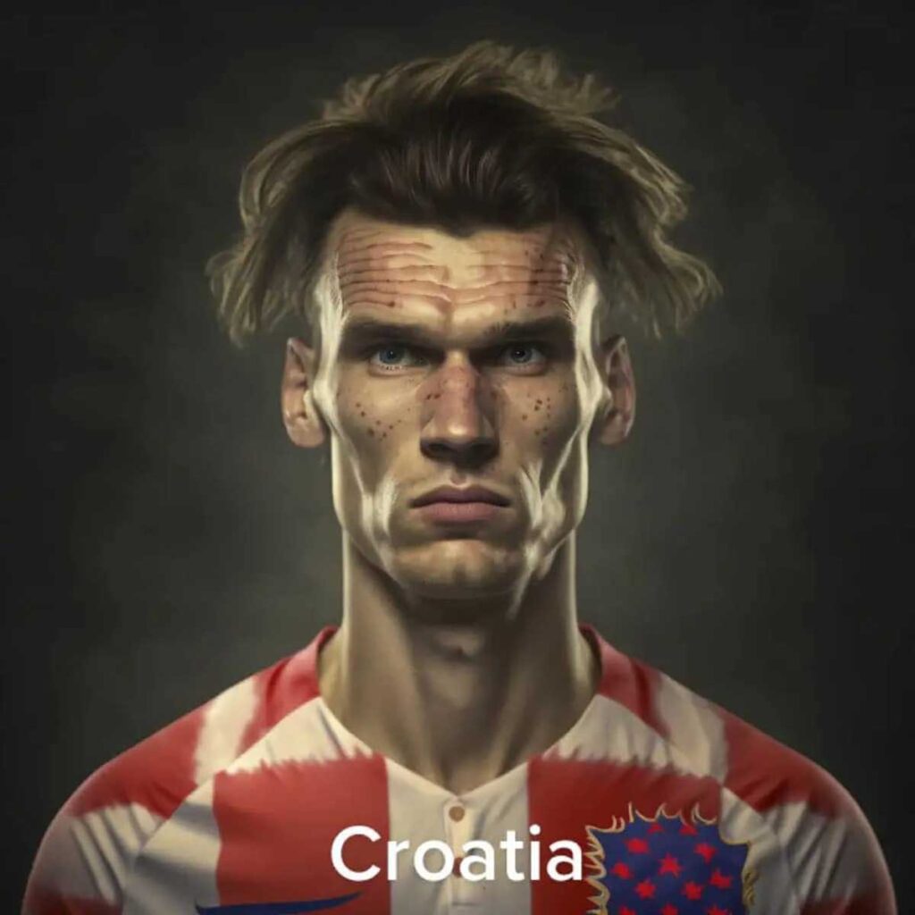 La Croatie représentée par Midjourney