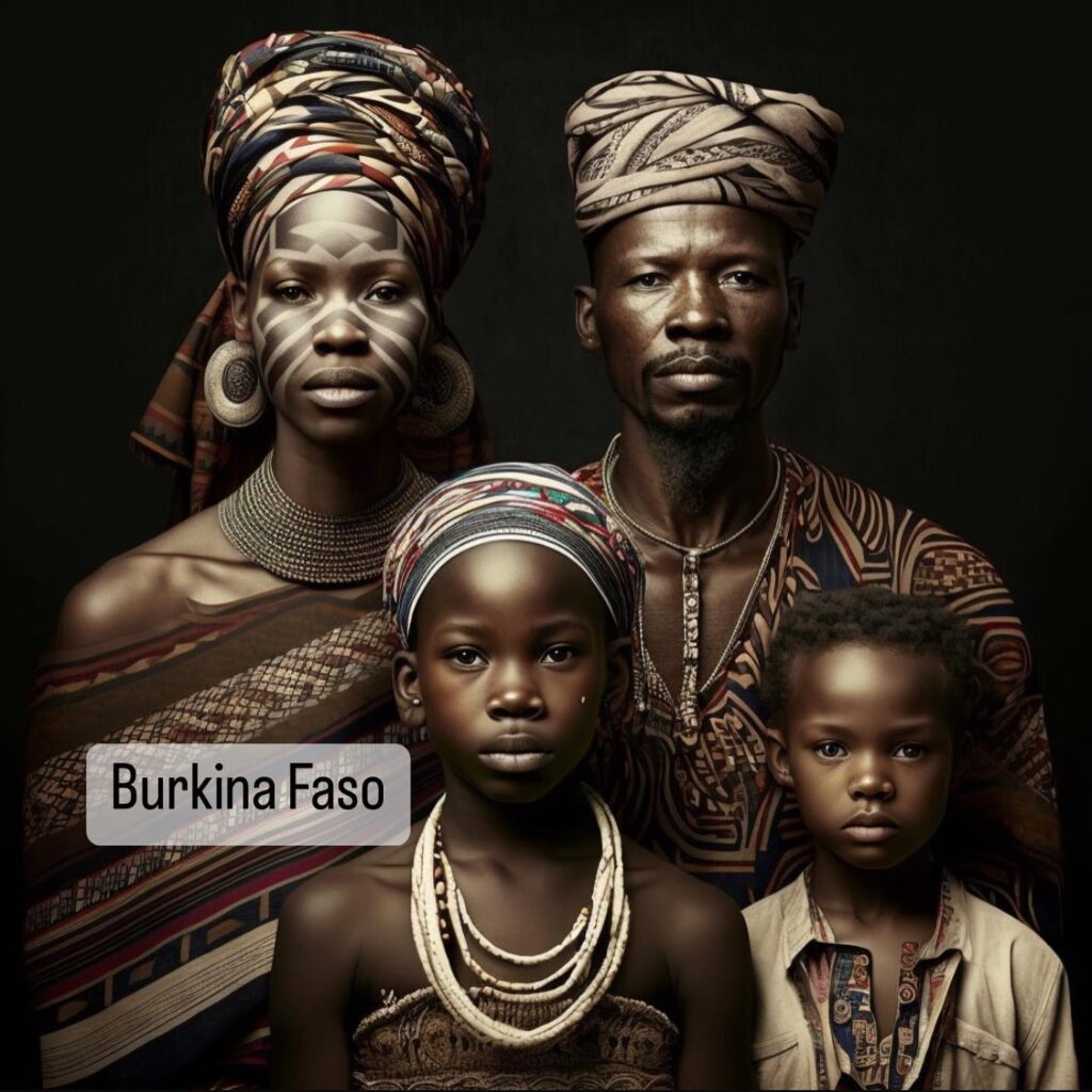 IA génère des humains pour le Burkina-Faso
