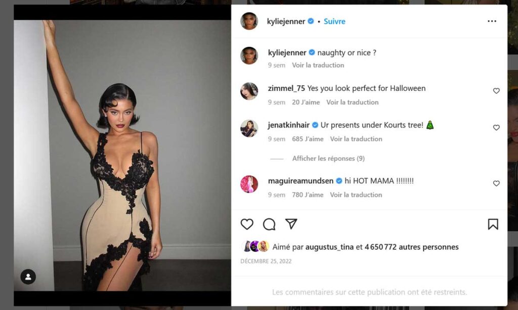 femmes suivies sur Instagram