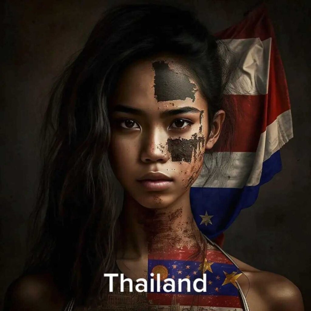 Midjourney genère une IA représentant la Thaïlande