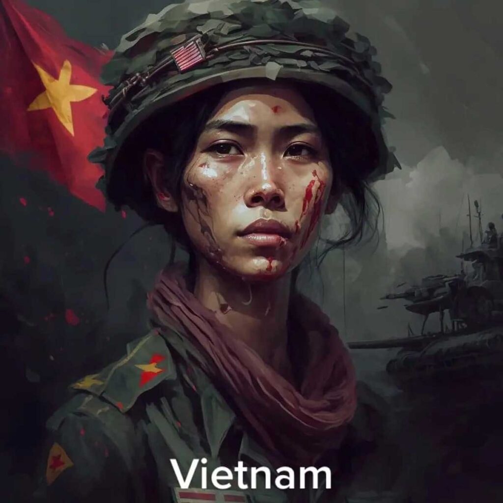 Midjourney genère une IA représentant le Vietnam