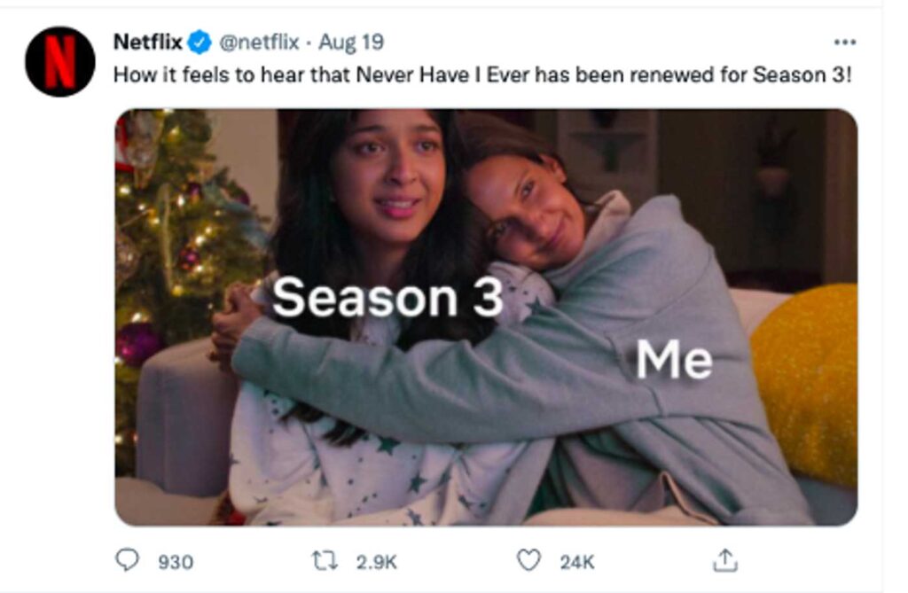 stratégie de communication Netflix