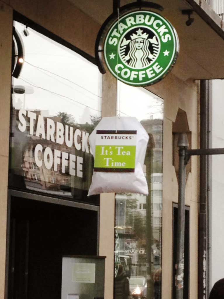 Guerilla marketing de Starbucks