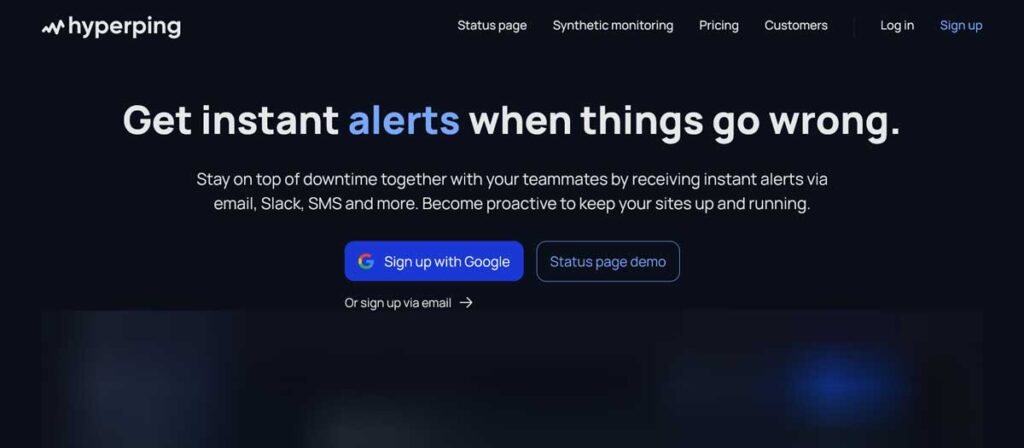 logiciel Monitoring de site web