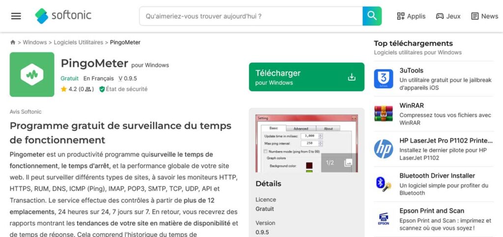 outil pour surveiller votre site internet