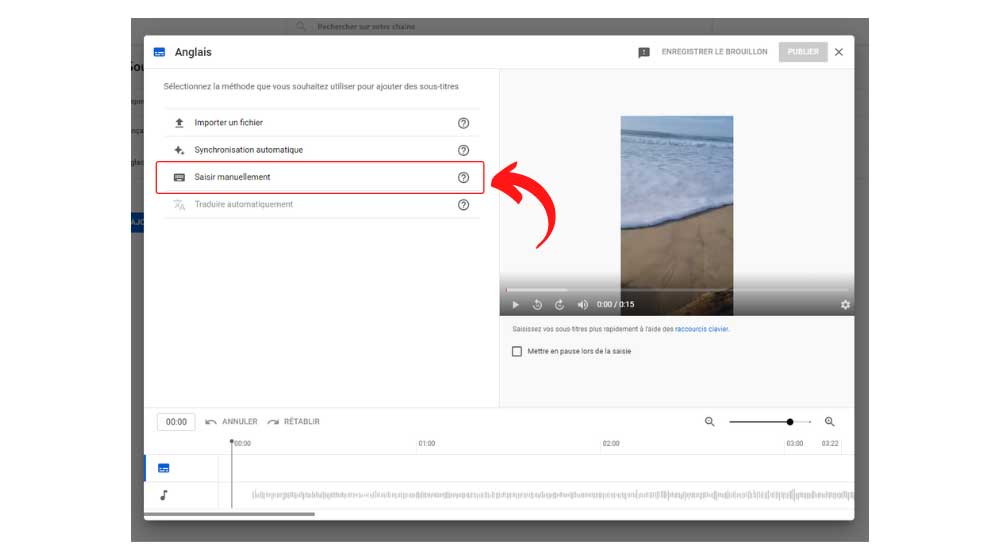 ajouter sous-titres vidéo YouTube