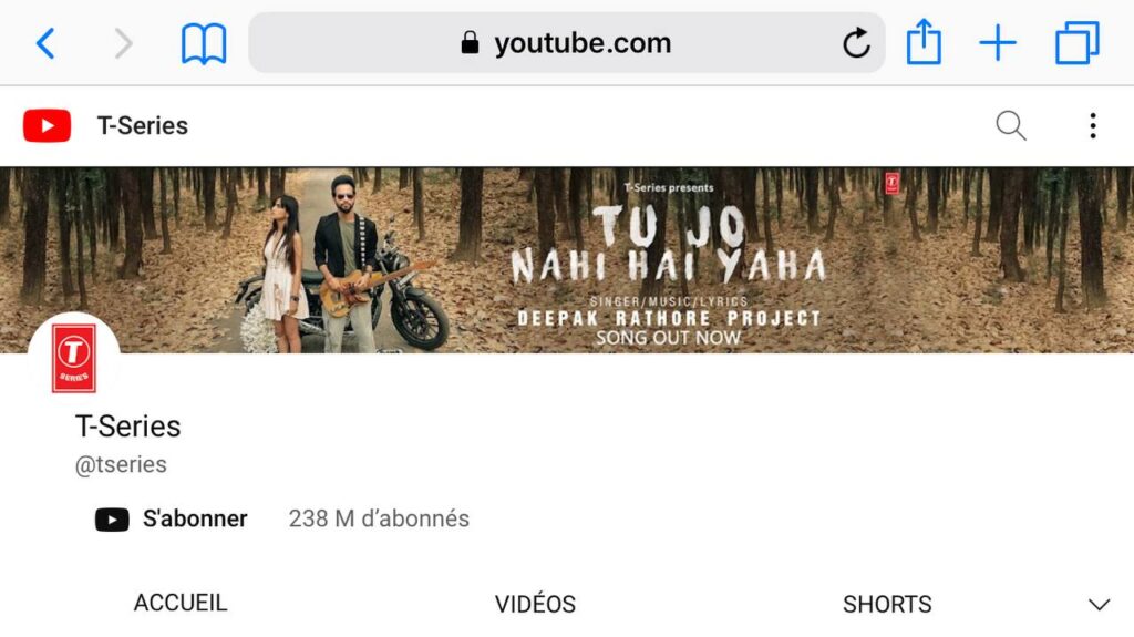 chaînes YouTube ayant le plus de followers