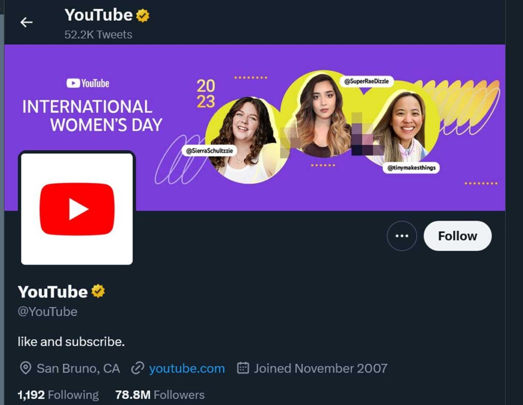Twitter abonnement entreprises 950€