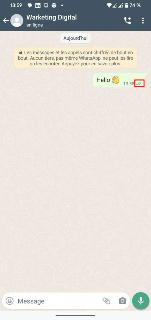 savoir si un contact vous a bloqué WhatsApp