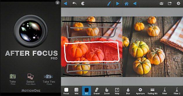 applications pour flouter une photo