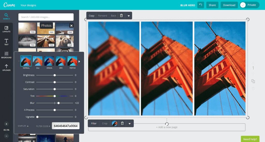 applications pour flouter une photo
