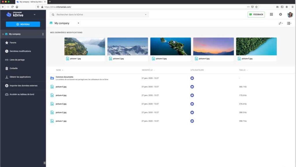 logiciels stocker données Cloud