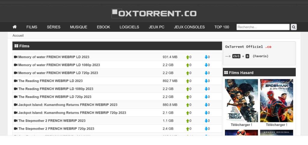 sites télécharger torrents français