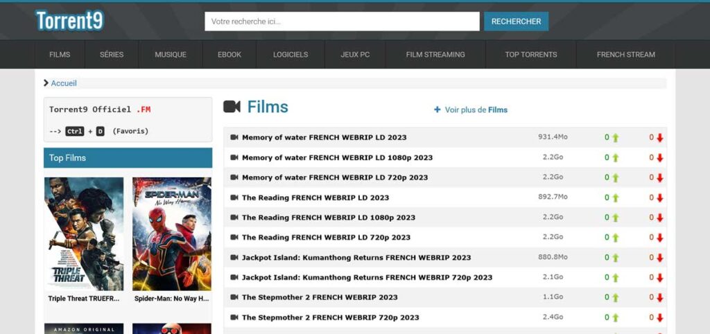 sites télécharger torrents français