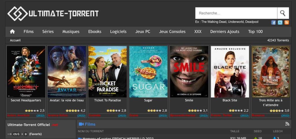 sites télécharger torrents français