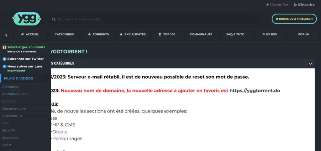 sites télécharger torrents français