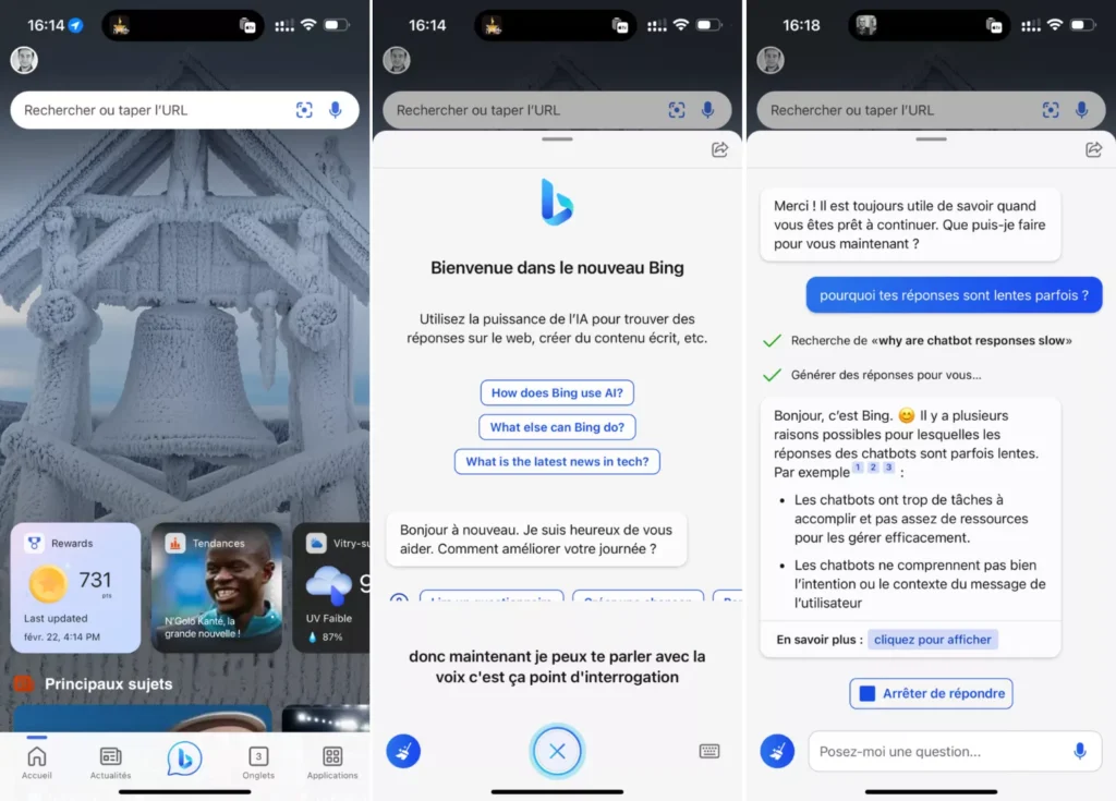 Samsung Google Bing IA