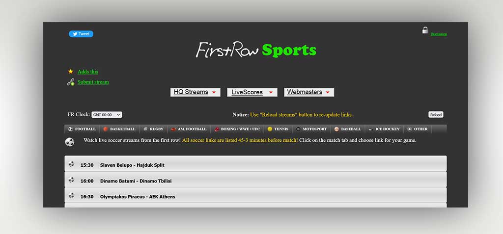 sites streaming football